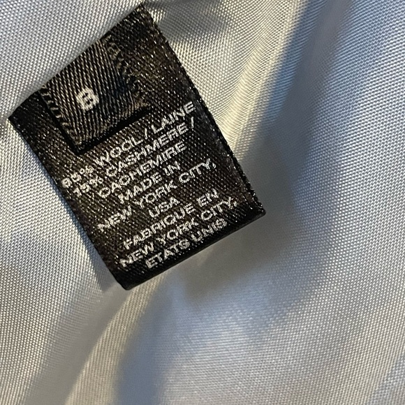 Lafayette 148 | Wool Cashmere Open Front Blazer Coat 8 Petite - Picture 4 of 7